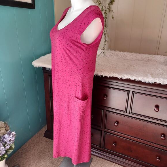 Toad&Co Dresses Toad Co Samba Muse Knit Dress organic Cotton Midi Size Large - Picture 1 of 8
